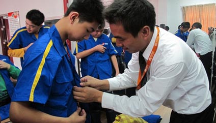 温岭特教学生接受十五年教育